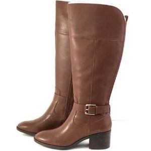Marc Fisher Wide Calf Leather Tall Shaft Boots